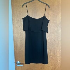 Elegant Black Women's Off the Shoulder Dress - Charles Henry Size Small
